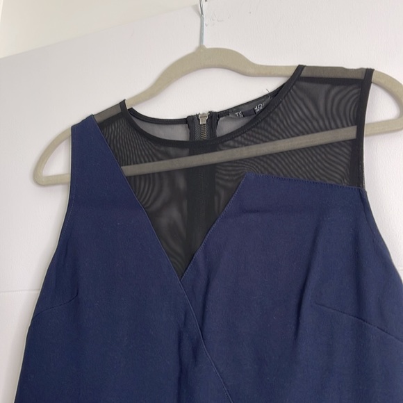 TOPSHOP DRESS DARK BLUE FOR WOMEN - Picture 4 of 7